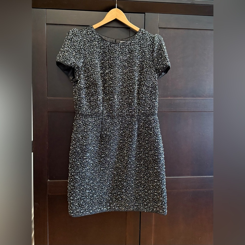 Milly - Rowen beaded cocktail dress. Size 12. NWT. Full description in photos.